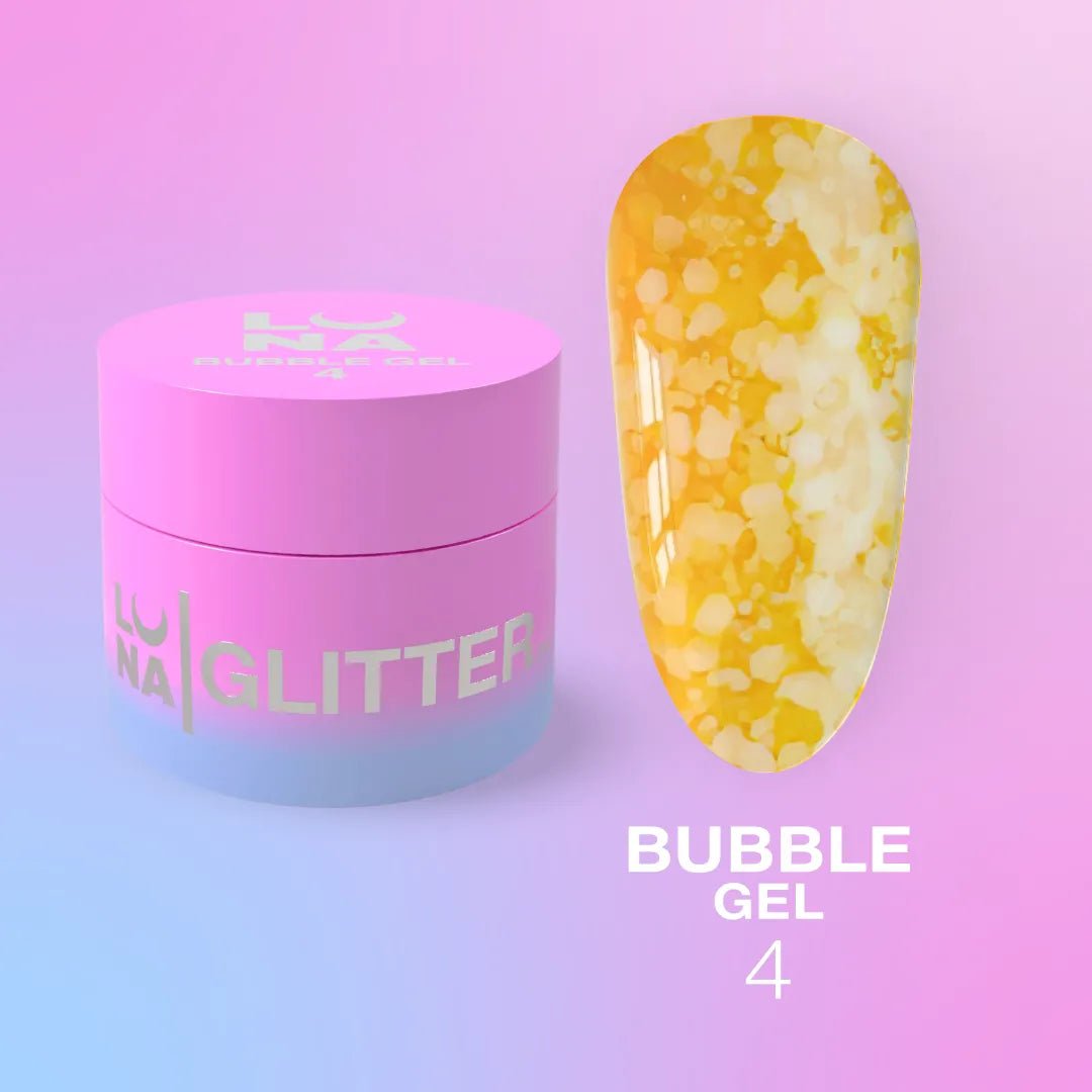 LUNA Glitter BUBBLE Gel Nr.4 5ml - SimDi Beauty