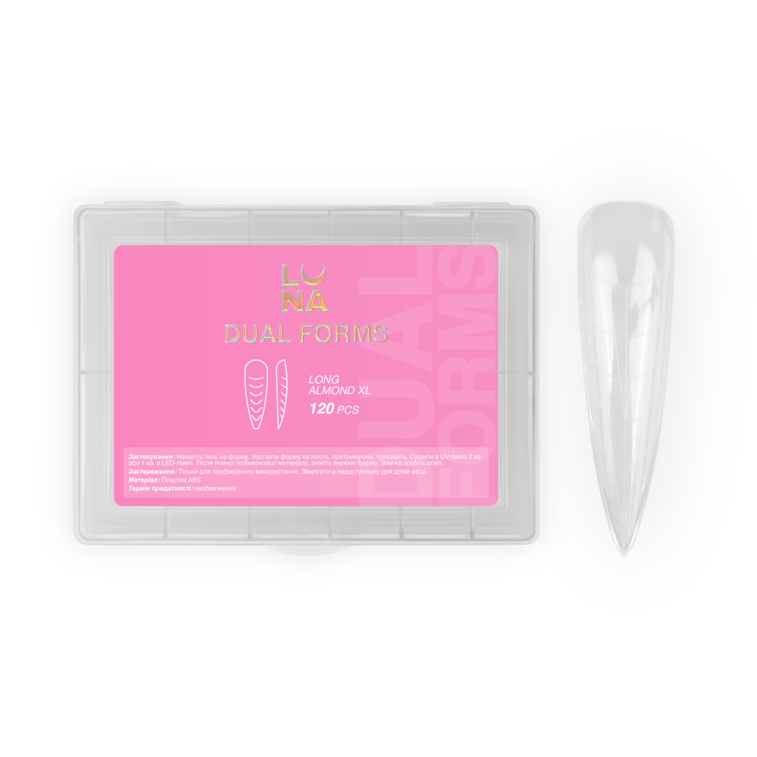 LUNA Herbruikbare Bovenste/Top Nagelvormen 120 stuks - SimDi Beauty
