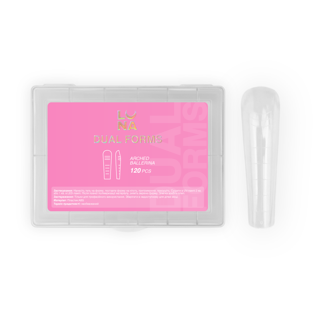 LUNA Herbruikbare Bovenste/Top Nagelvormen 120 stuks - SimDi Beauty