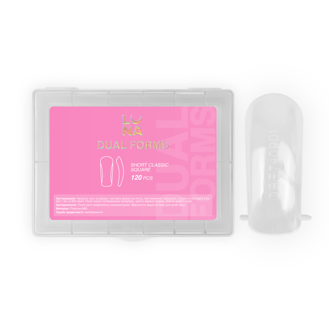 LUNA Herbruikbare Bovenste/Top Nagelvormen 120 stuks - SimDi Beauty