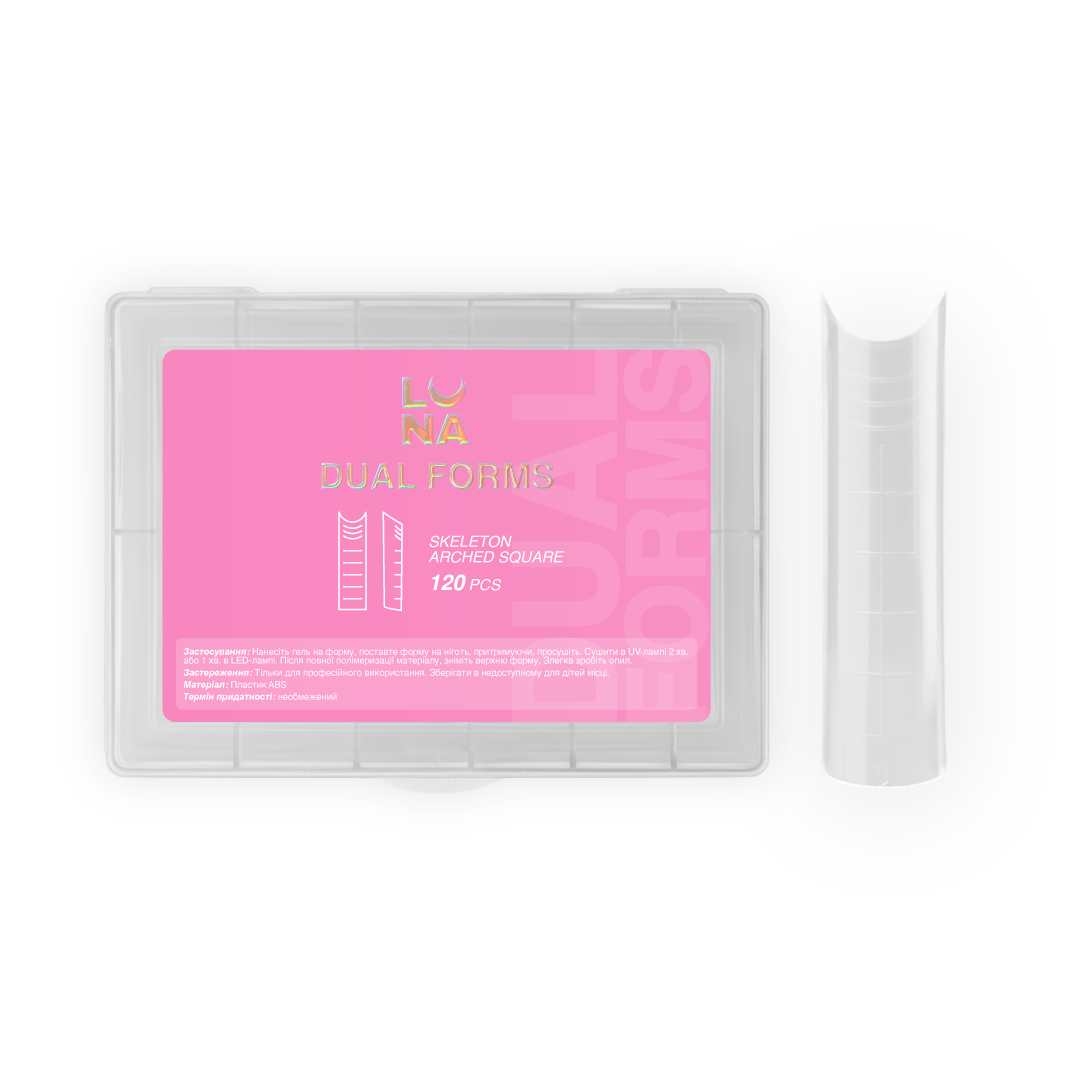 LUNA Herbruikbare Bovenste/Top Nagelvormen 120 stuks - SimDi Beauty