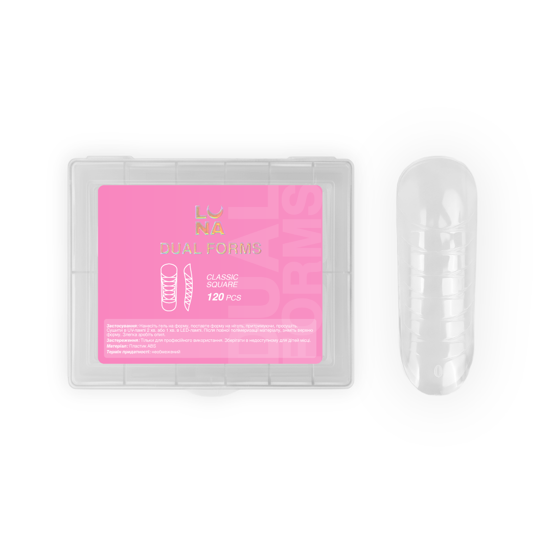 LUNA Herbruikbare Bovenste/Top Nagelvormen 120 stuks - SimDi Beauty