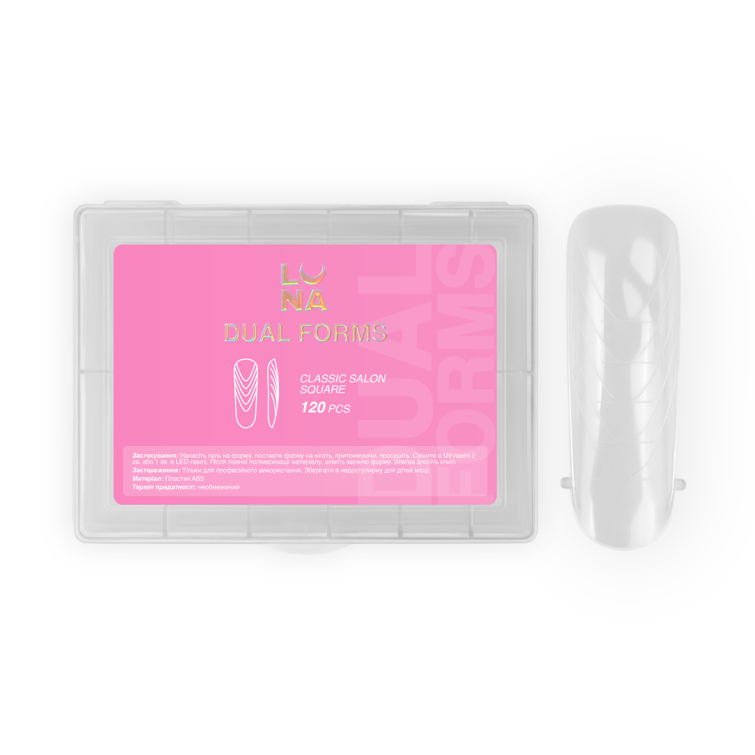 LUNA Herbruikbare Bovenste/Top Nagelvormen 120 stuks - SimDi Beauty