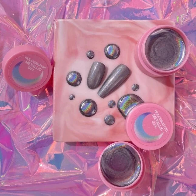 LUNA Holographic Metallic Gel, 5ml - SimDi Beauty