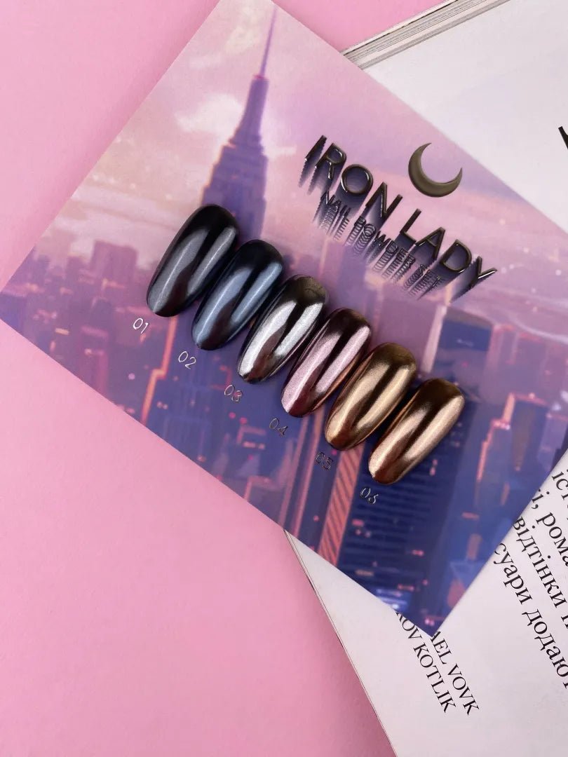 LUNA IRON LADY Nagelpoeder Set 6stuks - SimDi Beauty