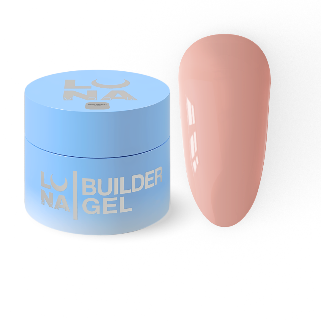LUNA premium builder gel 30ml in lichtroze voor nagelversterking