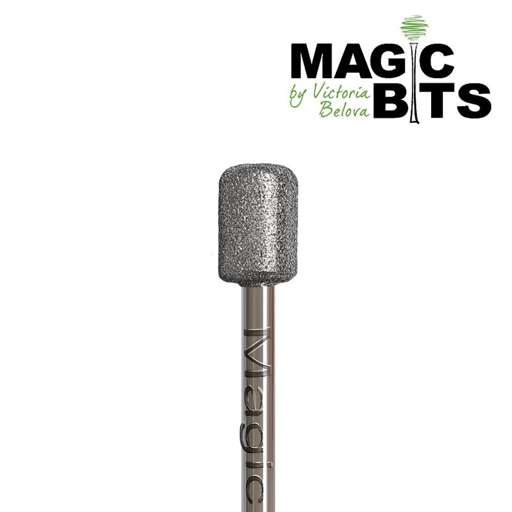 MAGIC BITS Diamant Freesbitje Cilinder Rond, Medium - Zacht 5.0mm - SimDi Beauty