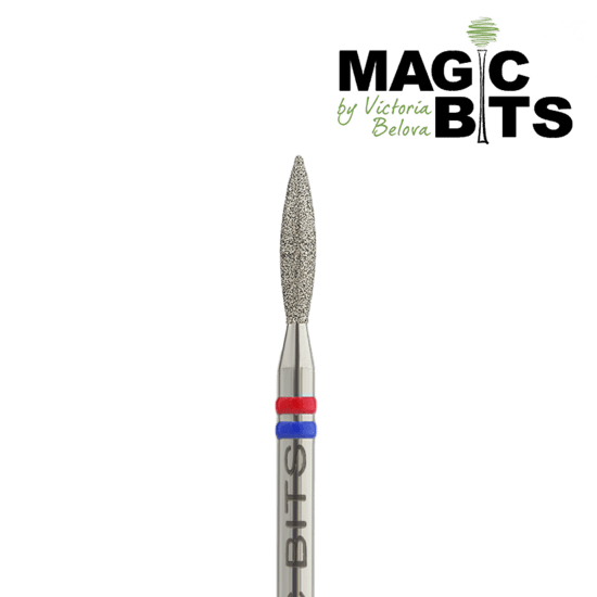 MAGIC BITS freesbitje vlam fijn- medium voor precisiewerk en nagelverzorging