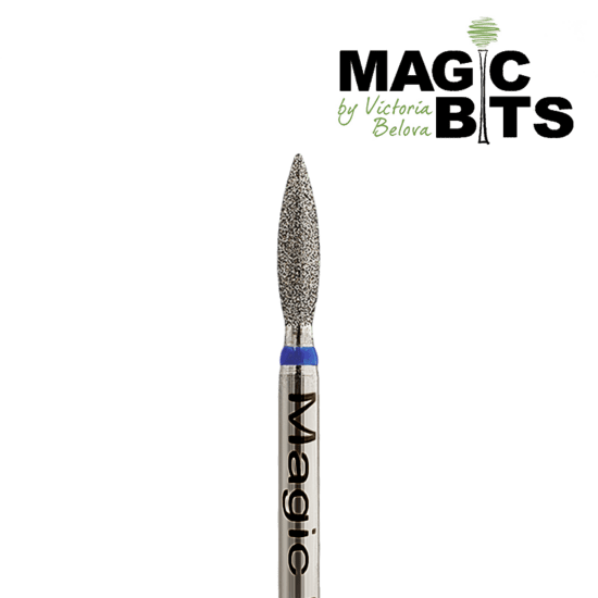 MAGIC BITS freesbitje voor nagels medium scherp voor nauwkeurige nagelverzorging en -nailart