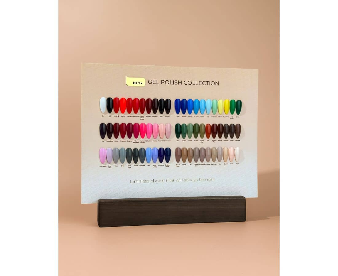 HEYLOVE gellak fashion fuchsia kleurstaal voor nagelstylings