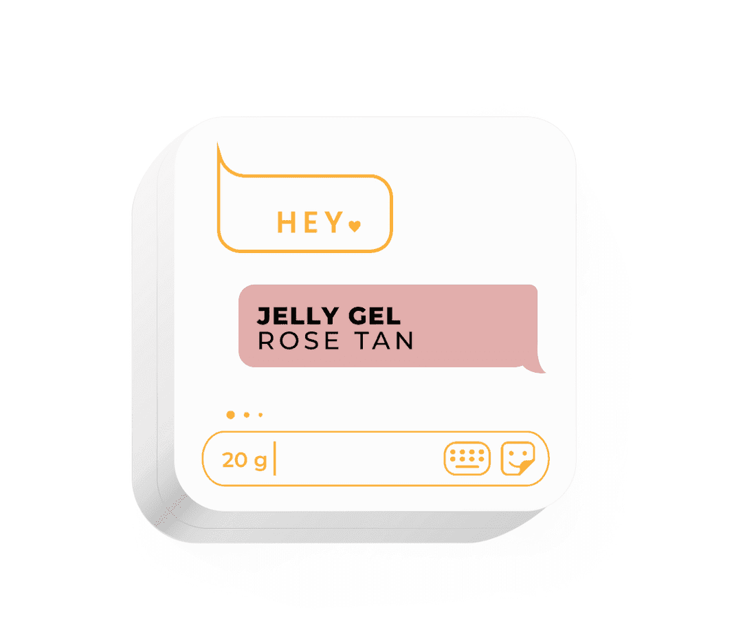 HEYLOVE jelly gel rose tan in 20 gram voor een natuurlijke look