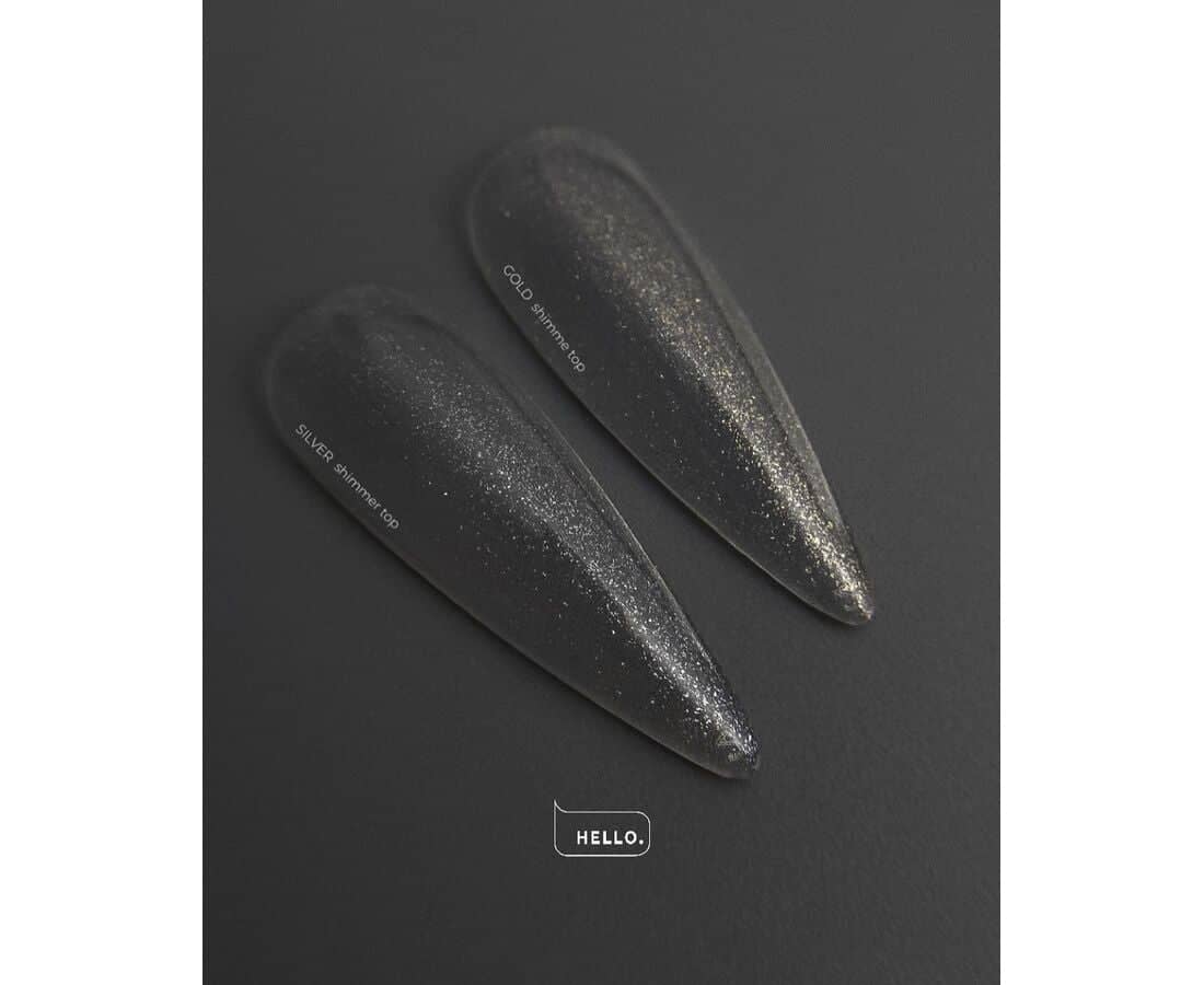HEYLOVE top coat goud glitter voor een sprankelende nagellook