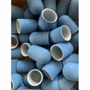 Grove blauwe wegwerp multibor bitje 13mm in een stapel voor efficiënt viltbewerking