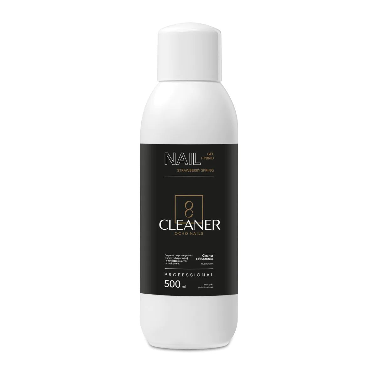 Ocho nagel cleaner aardbei geur in een fles van 500 ml voor een professionele manicure