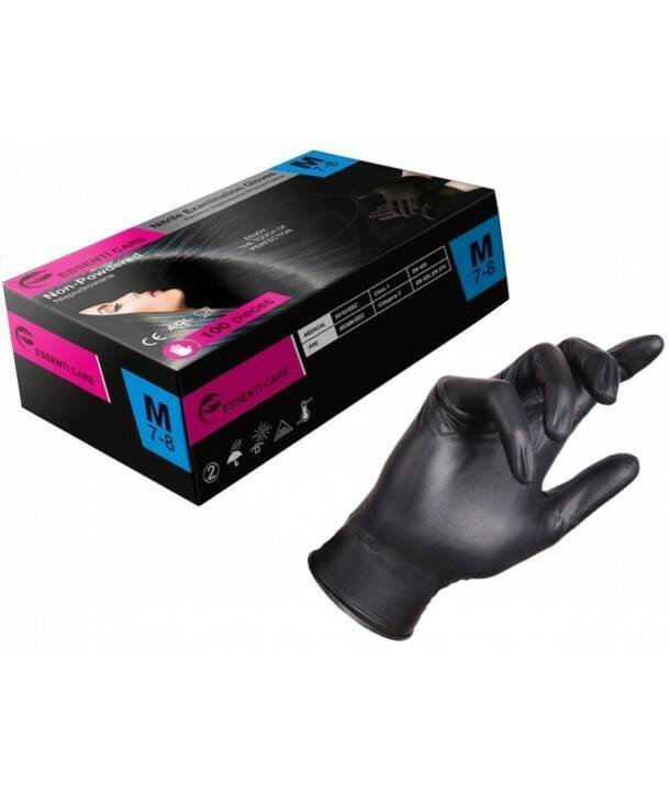 Nitril Handschoenen Prestige PRO Zwart Maat L - SimDi Beauty