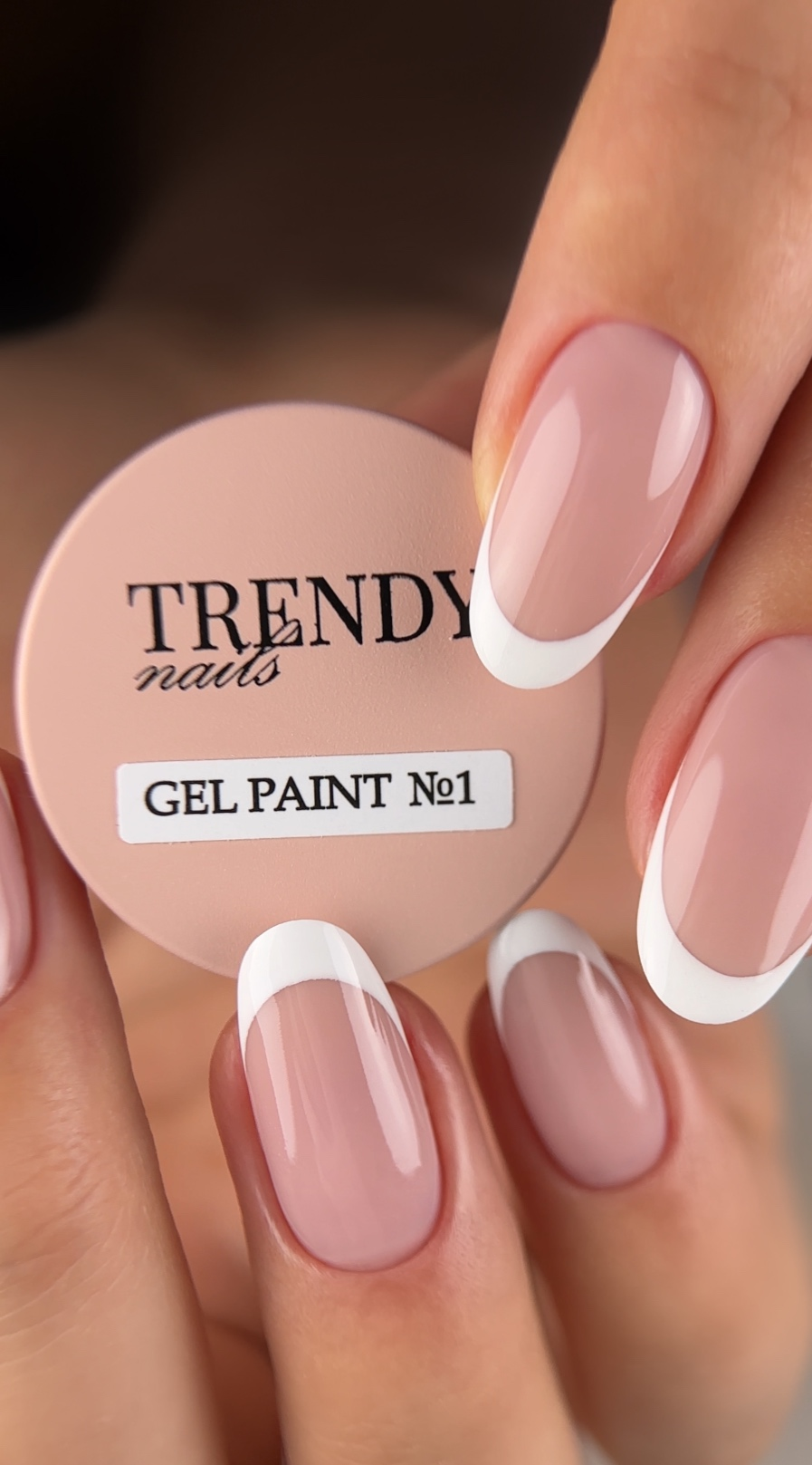 Gel Paint Nr1 WHITE 5ml, Trendy Nails