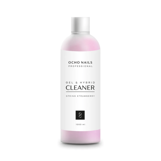 Ocho nagel cleaner aardbei geur in 1000 ml fles voor effectieve nagelverzorging