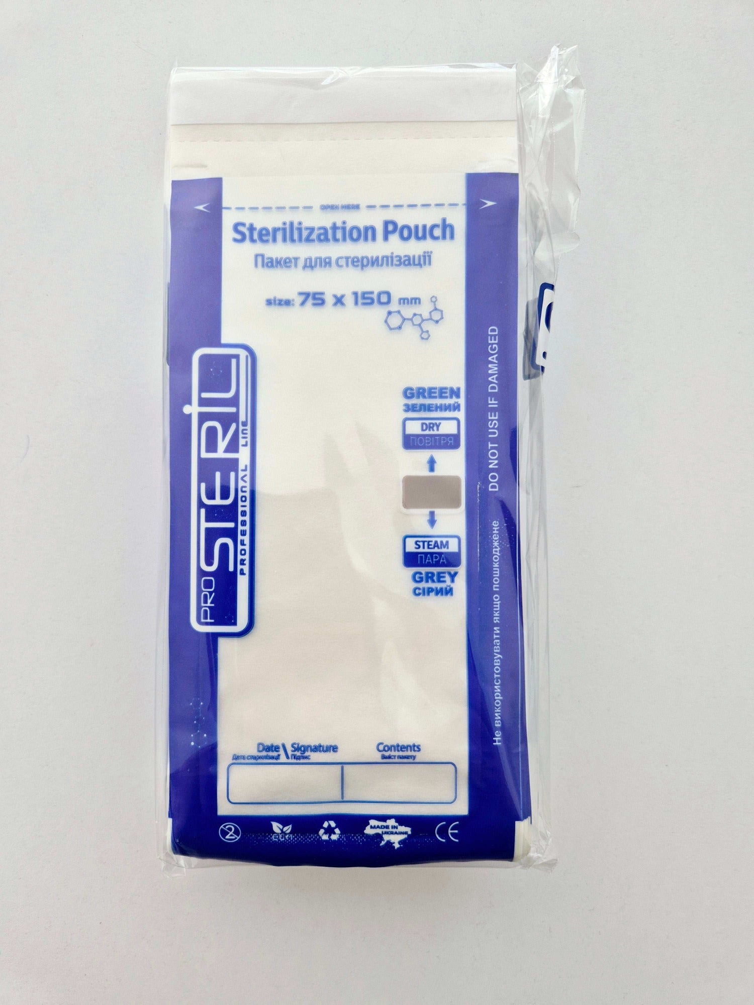 PROSTERIL Sterilisatiezakken Combi DRY/STEAM – Papier/Folie 100 stuks - SimDi Beauty