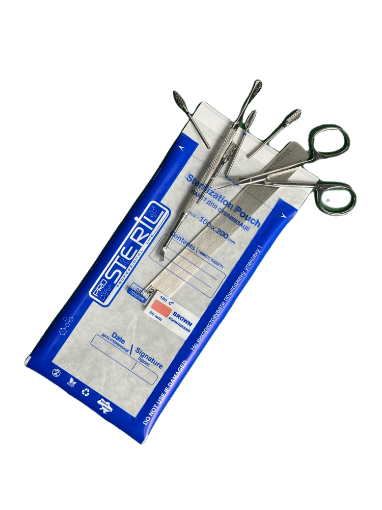 PROSTERIL Sterilisatiezakken Combi DRY/STEAM – Papier/Folie 100 stuks - SimDi Beauty