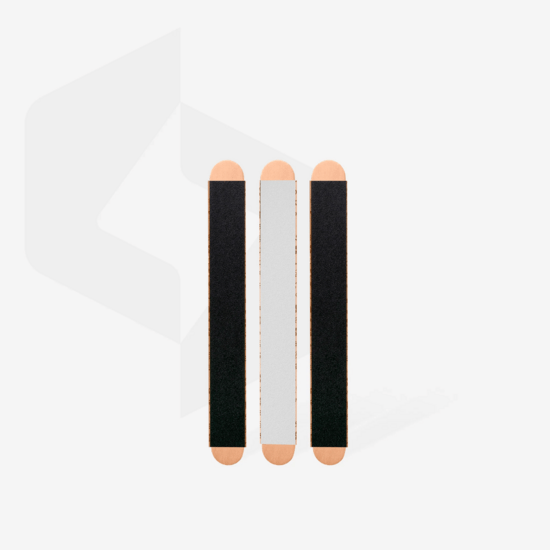 STALEKS Nagelvijl PapmAm Mix Op Houten Basis 180/240 (3 stuks) - SimDi Beauty