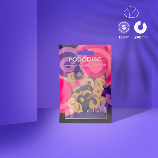 STALEKS Navulpads voor pedicureschijf PRO S 240 grit (50 st) (PDFR - 15 - 240) - SimDi Beauty