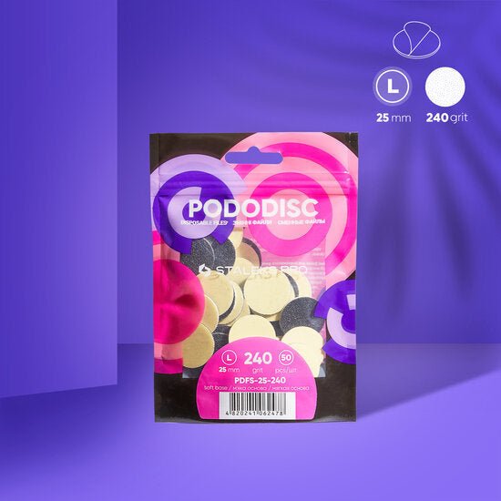 STALEKS PODODISC Zachte Wegwerpvijlen PRO L, 50 stuks - SimDi Beauty