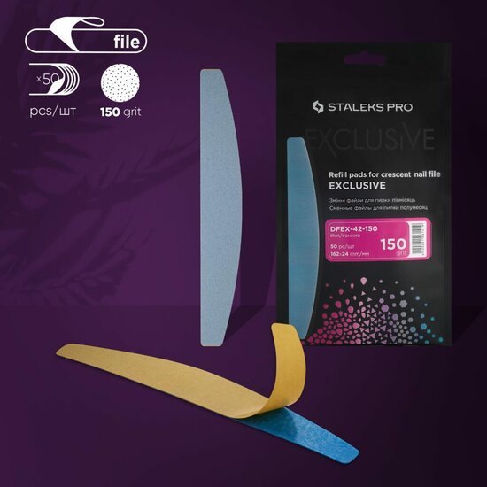 STALEKS Vijlen Voor Halve Maan Basis EXCLUSVE 50 stuks - SimDi Beauty