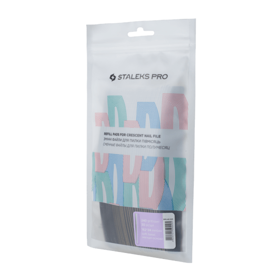 STALEKS Wegwerpvijlen EXPERT 40 Voor Halve Maan Base (zacht) 240 grit - SimDi Beauty