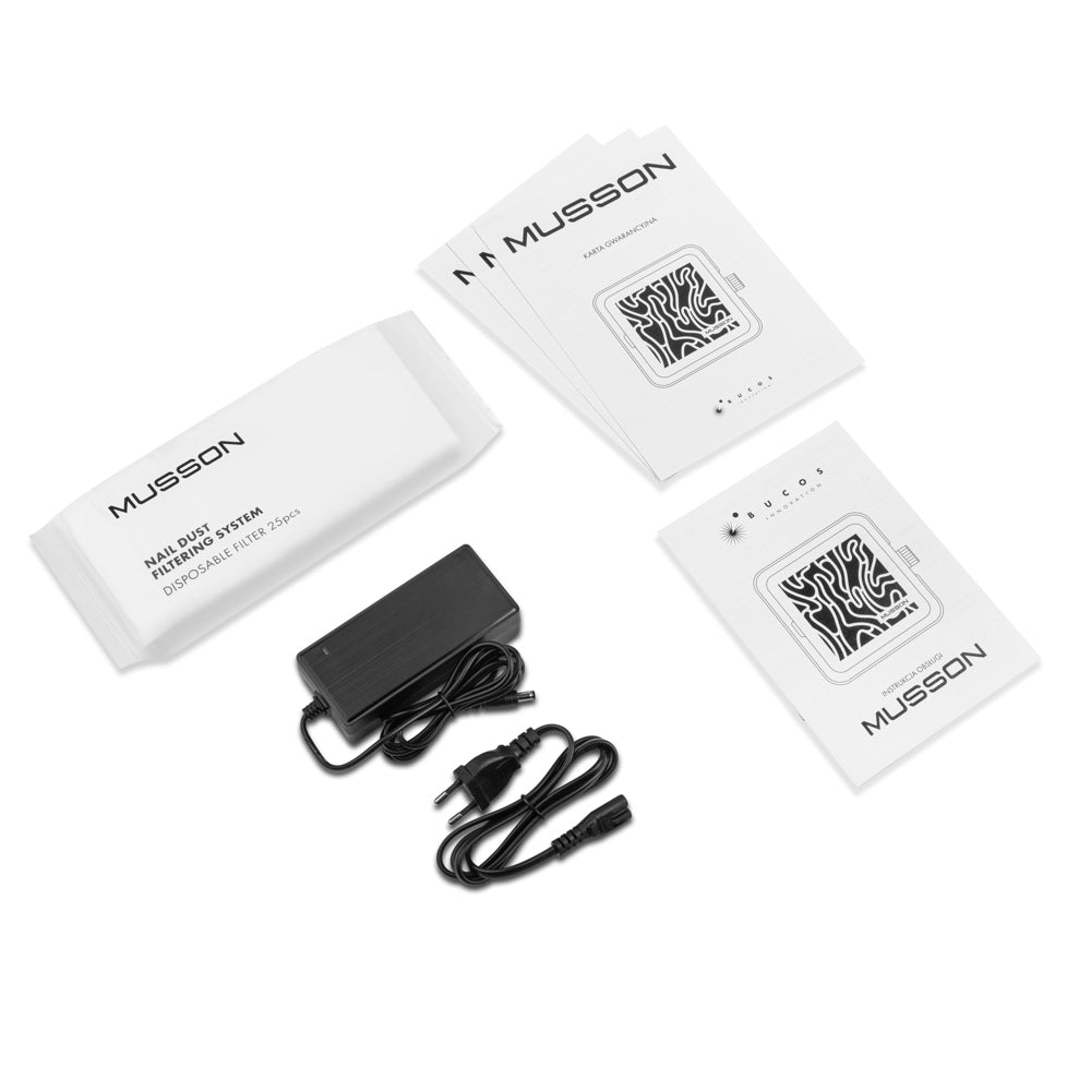 Stofafzuiging MUSSON X2 SILVER | Carbon - HEPA |72W - SimDi Beauty