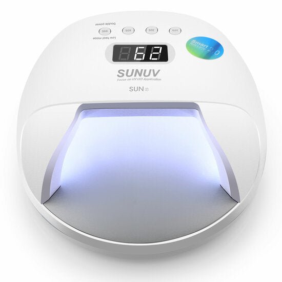 SUNUV SUN 7 nagellamp met LED-lampen en digitale timer voor een professionele manicure thuis