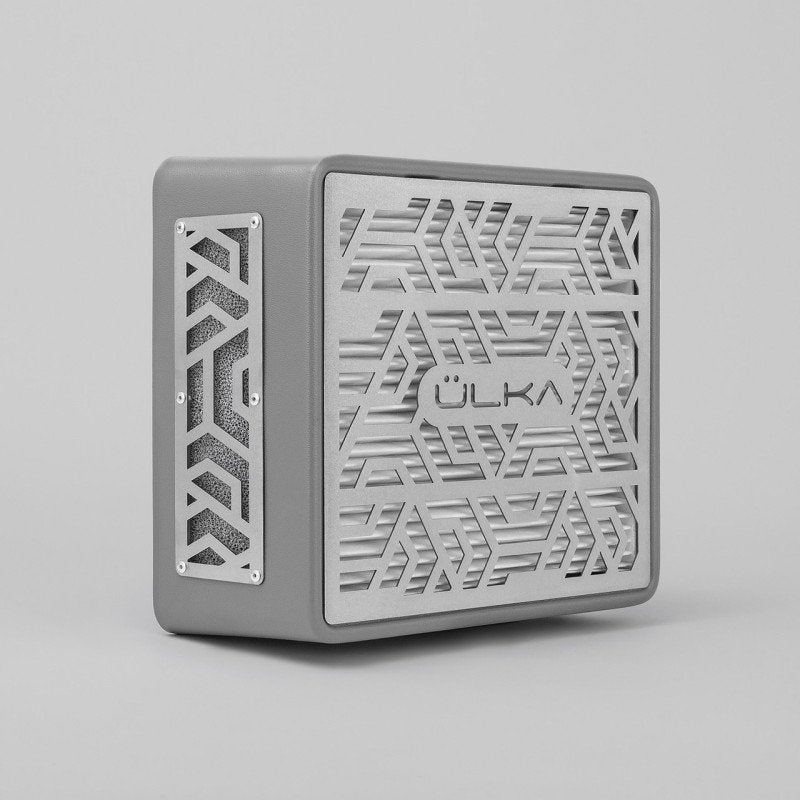 ULKA manicure stofafzuiging met hepa filter in grijs voor professionele nagelverzorging