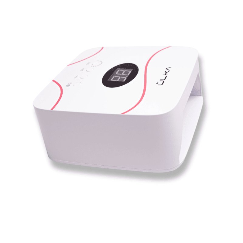 ULKA nagellamp professioneel met digitale timer en moderne witte afwerking