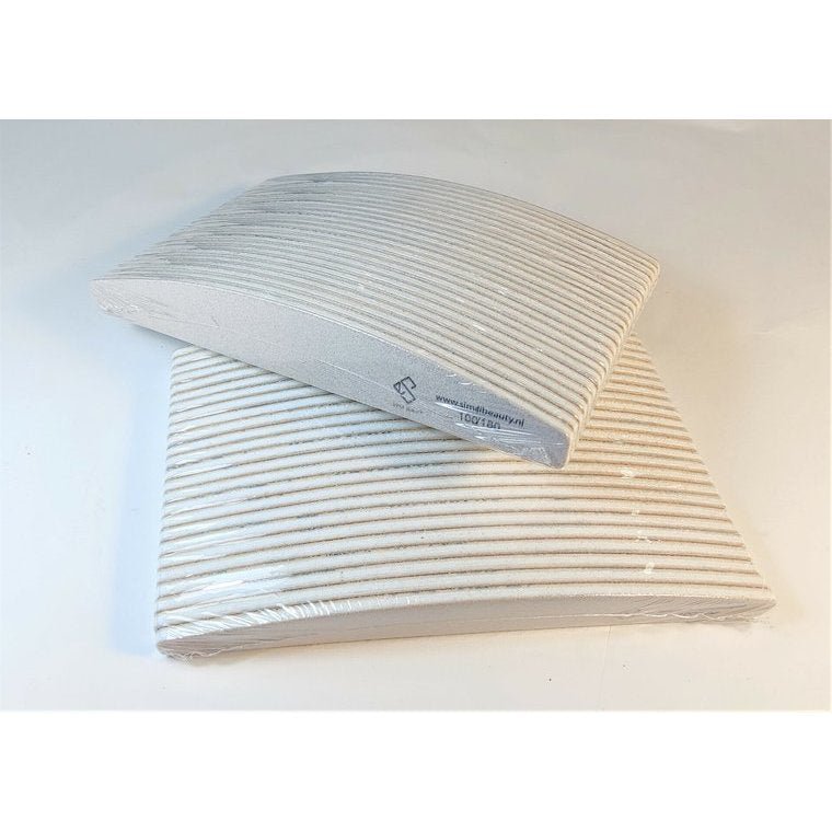 Wegwerp Nagelvijl SimDi Beauty Halve maan 100/180 25stuk - SimDi Beauty