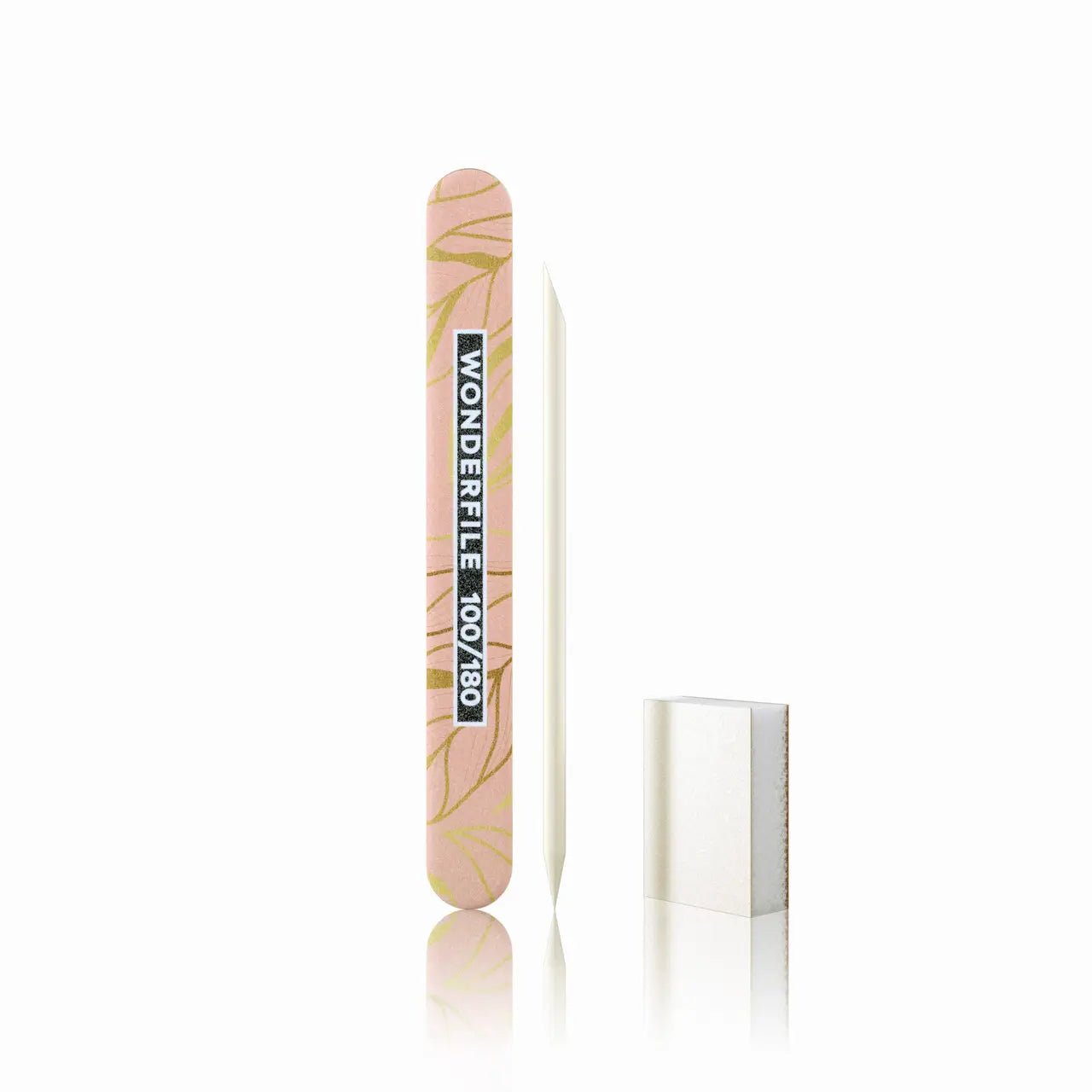 Wegwerpset (vijl 100/180, buffer 180/240, orange stokje) WONDERFILE - SimDi Beauty