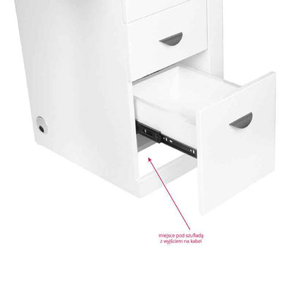 Cosmetic desk 310 white right