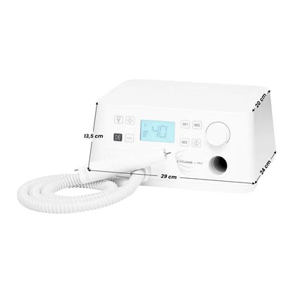 Saeyang Marathon Cyclone-Vac Pedicure Drill with Suction + Mini 969 Storage Cabinet