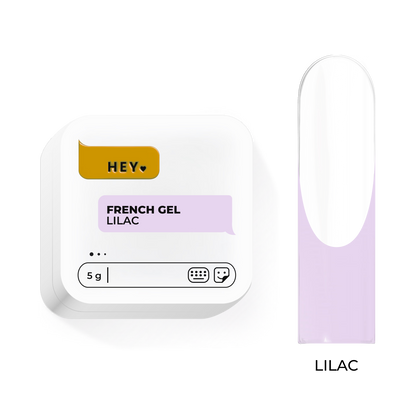 Французский гель HEYLOVE LILAC, 5g