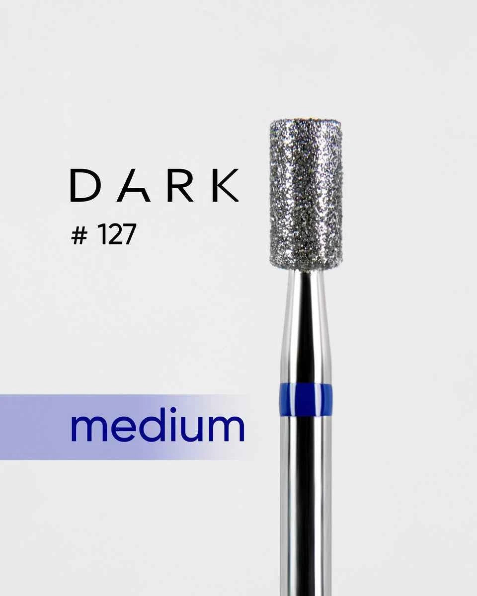 DARK Diamant Freesbitje 127, 3.2mm Cilinder Blauw/Medium