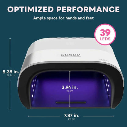 SUNUV Originele SUN3S 48W UV-LED lamp + Accu