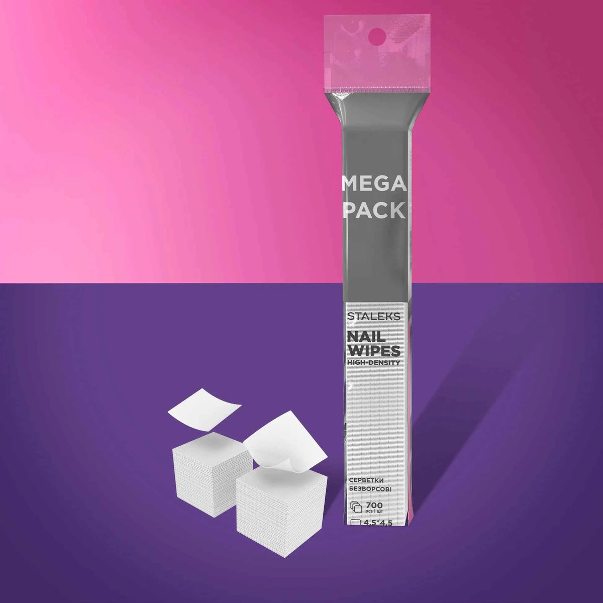 STALEKS SMART Pluisvrije Nail Wipes 45 x 45 mm (700 stuks)