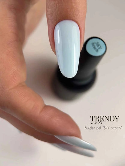 Builder Gel in a Bottle BEACH SKY 15ml, Trendy Nails