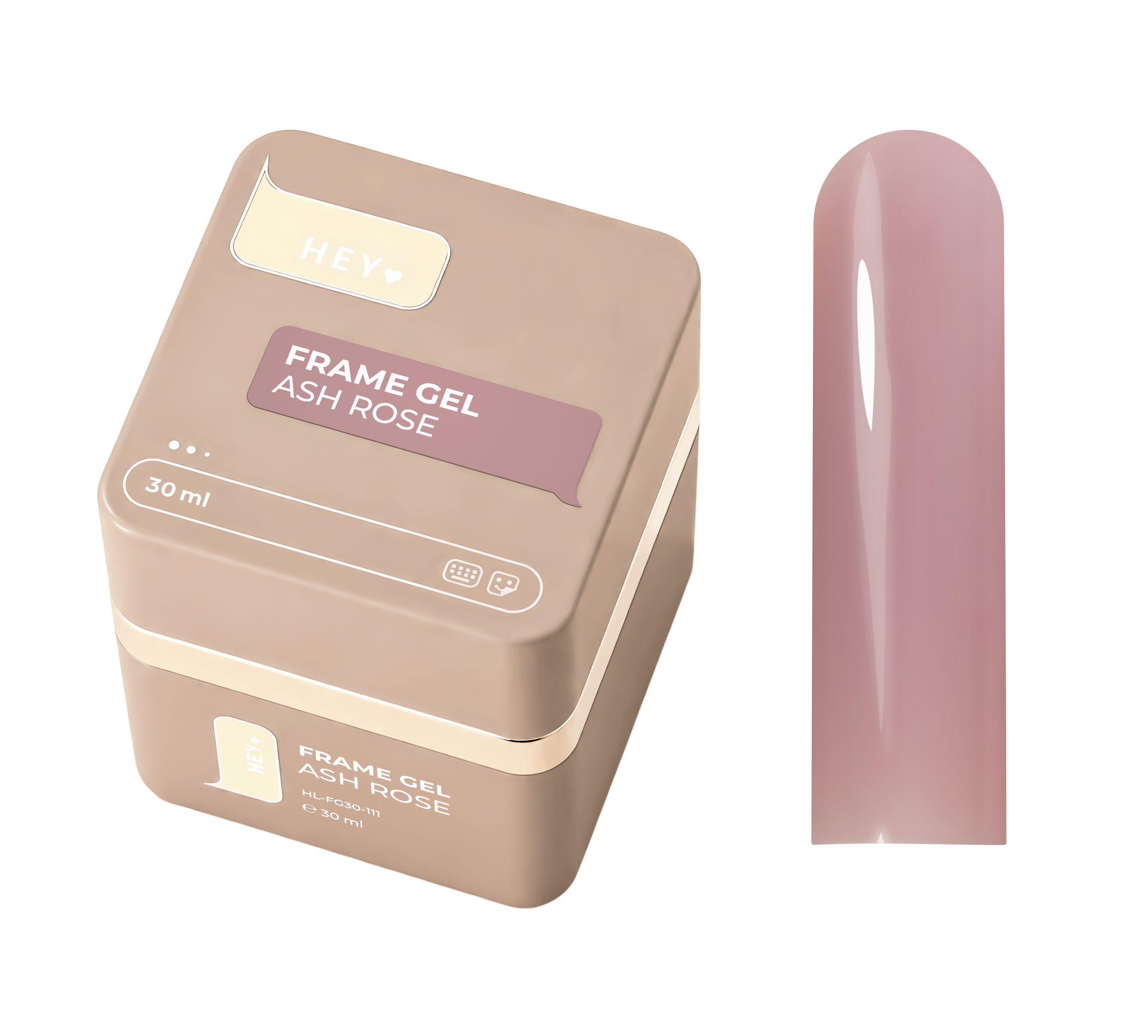 HEYLOVE Frame Gel ASH ROSE, 30ml