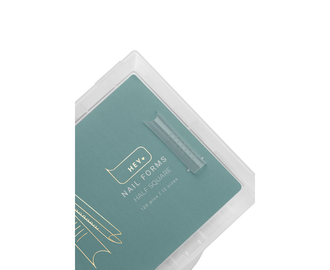 HEYLOVE Reusable Upper/Top Nail Forms 120 pieces