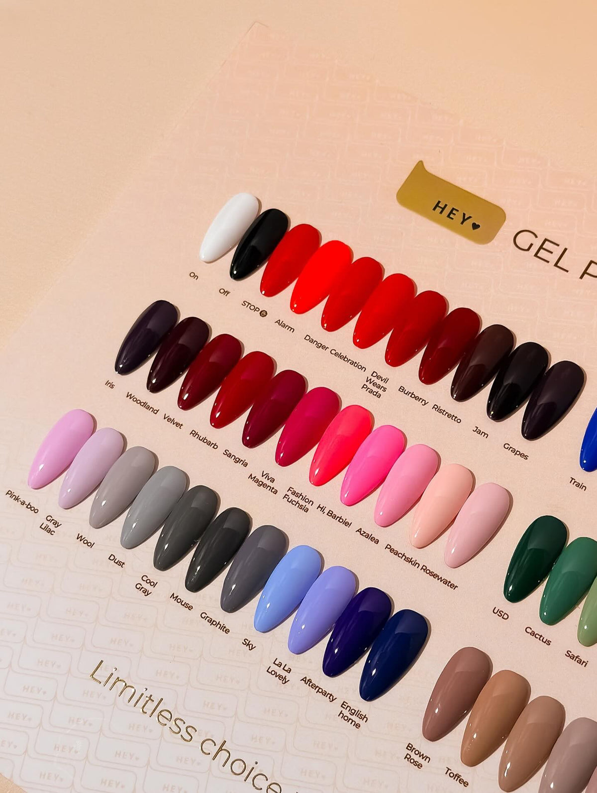 HEYLOVE Box met 66 Gellak Kleuren