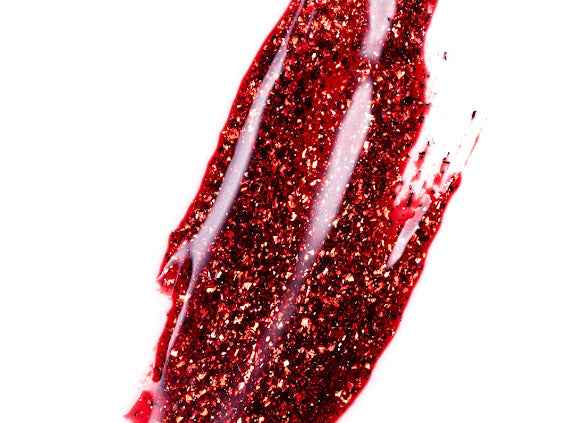 Art Glitter Gel Paint Red With Gold 5g, Trendy Nails