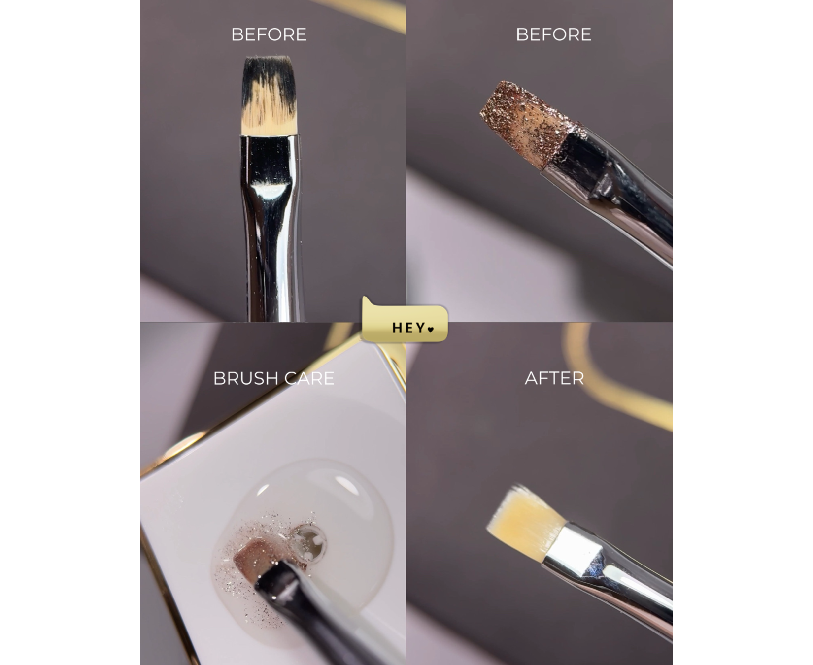 HEYLOVE Brush Care Solution, 30 ml - SimDi Beauty