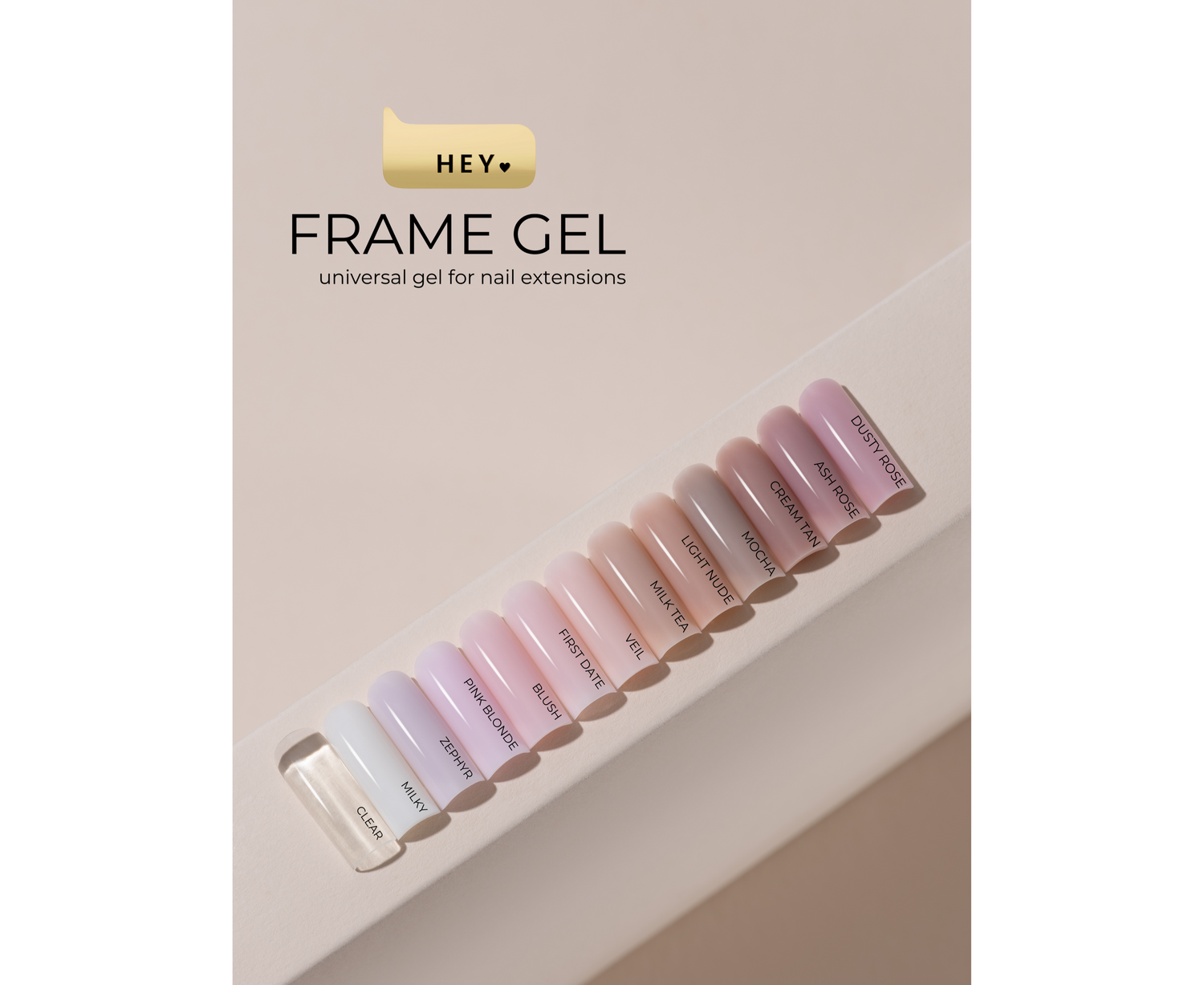 HEYLOVE Frame Gel LIGHT NUDE, 30ml