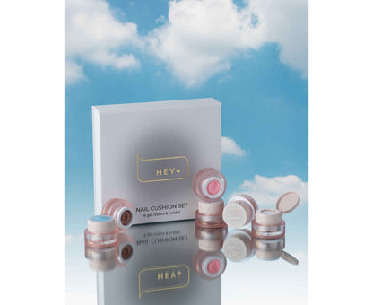 HEYLOVE Nail Cushion Set WHITE, 6 Stuks