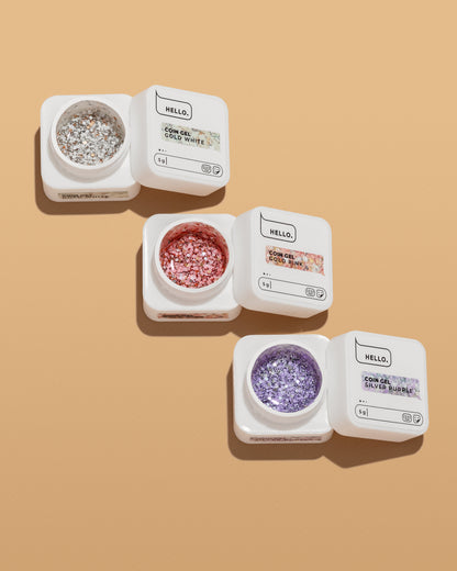 HEYLOVE Coin Gel SILVER PURPLE, 5g