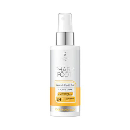 PHARM FOOT reSCUE ESSENCE 150 мл – Успокаивающий спрей для ног с мёдом манука и ромашкой